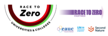 Education Race to Zero logo next to partner logo